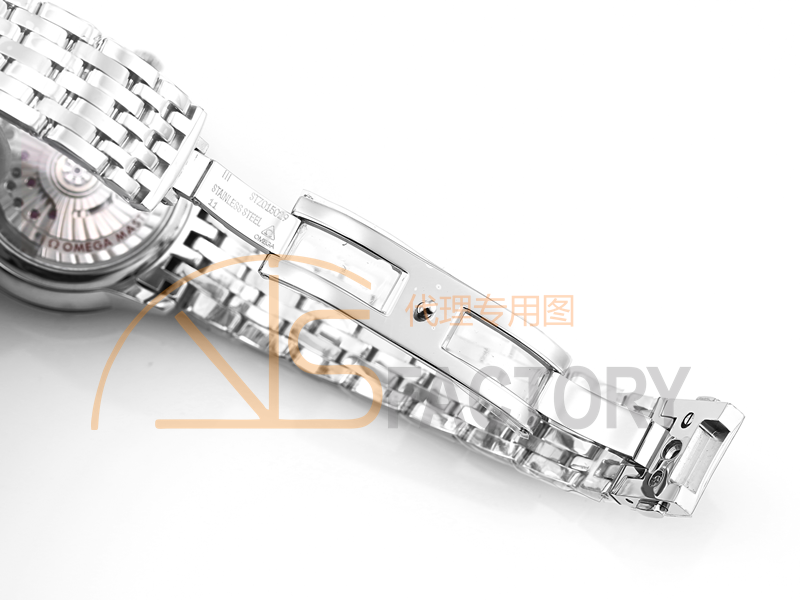 VS Factory Omega De Ville kadın pembe kadranlı replika kol saati - VS saat — 7. fotoğraf