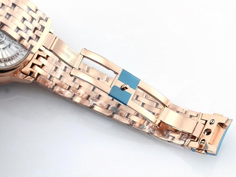 VS Factory Omega De Ville Kadın Rose Gold Bordo Kadran Replika Kol Saati - VS Saat — 8. fotoğraf
