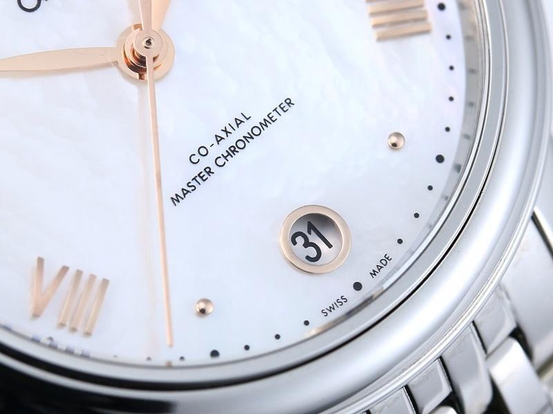 VS Factory Omega De Ville Kadın Sedef Kadranlı Roze Model Replika Kol Saati - VS Saat — 4. fotoğraf