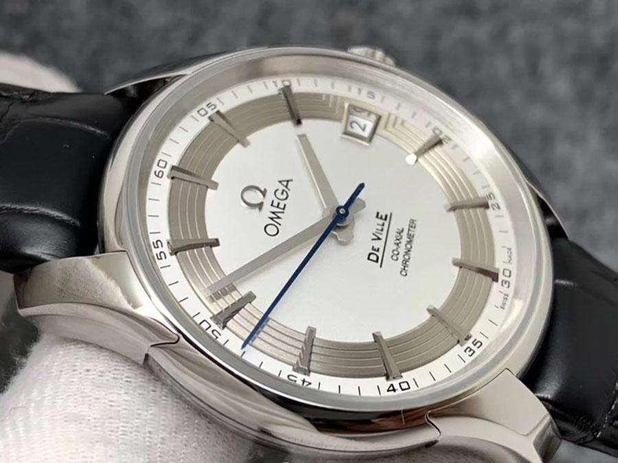 VS Factory Omega De Ville [Parlak Beyaz] 8500 model replika kol saati - VS Watch — 2. fotoğraf