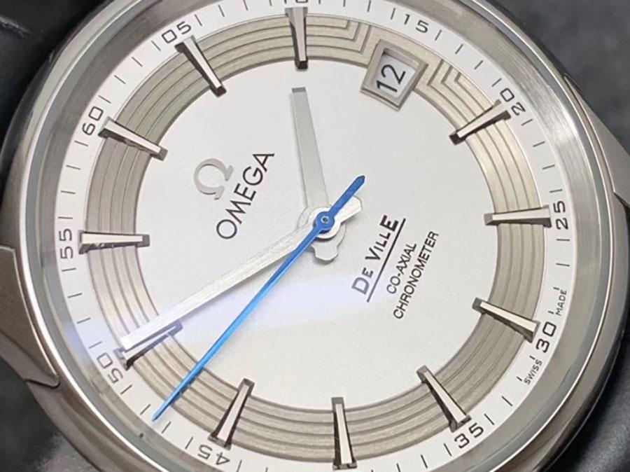 VS Factory Omega De Ville [Parlak Beyaz] 8500 model replika kol saati - VS Watch — 3. fotoğraf