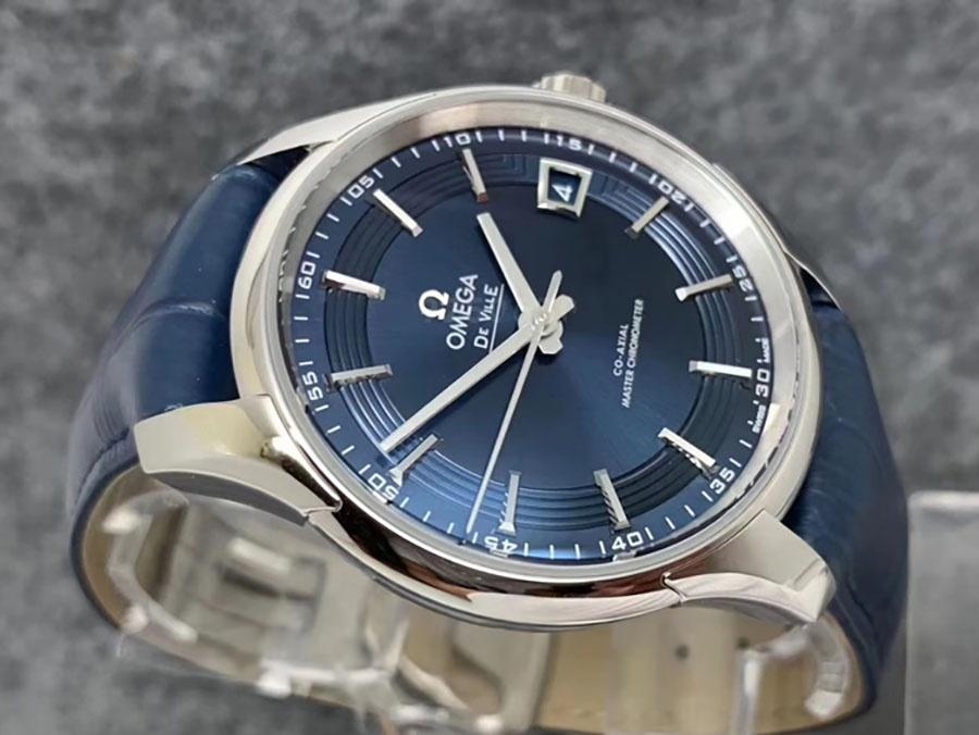 VS Factory Omega De Ville [Parlak Mavi] 8900 Replika Saat - VS Saat — 4. fotoğraf