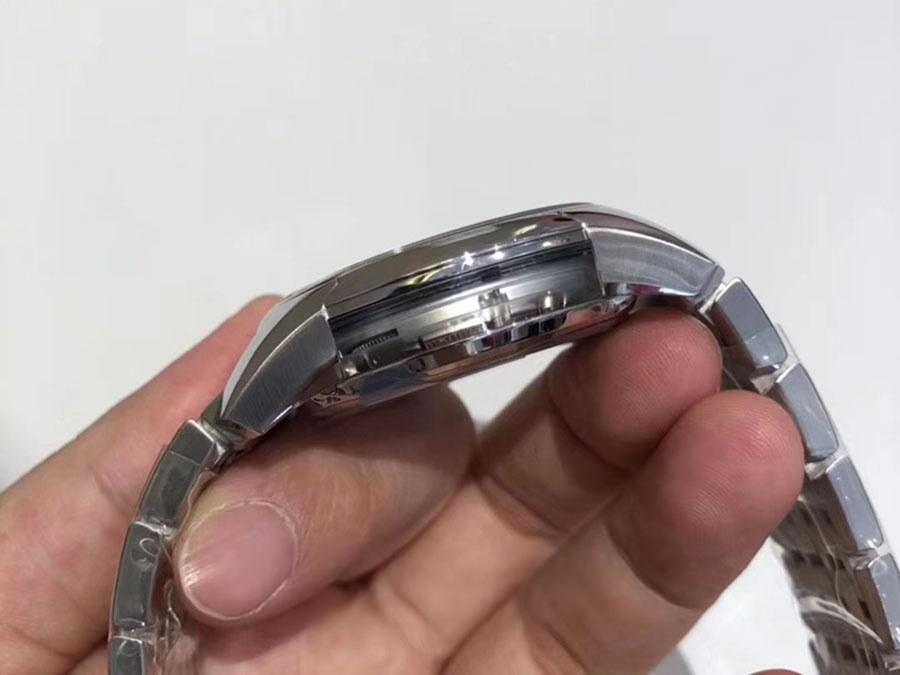 VS Factory Omega De Ville [Parlak Siyah] 8500 model replika kol saati - VS saat — 6. fotoğraf