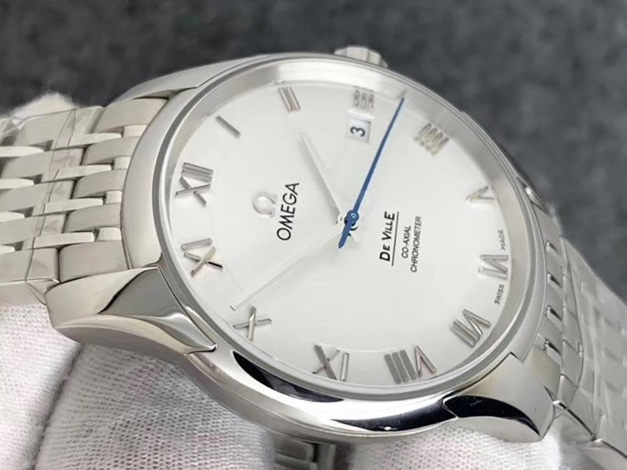 VS Factory Omega De Ville Serisi Beyaz Kadranlı Replika Kol Saati - VS Saat — 3. fotoğraf