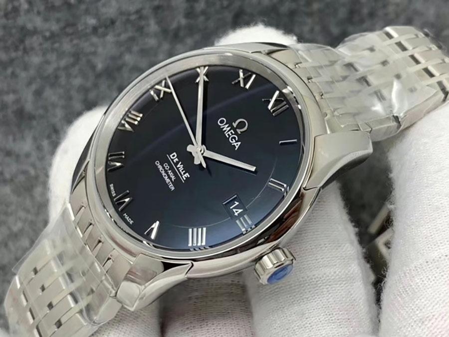 VS Factory Omega De Ville Serisi Siyah Kadran Replika Saat - VS Saat — 1. fotoğraf