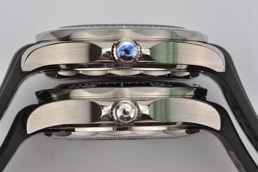 VS Factory Omega Replika Saat Piyasa Versiyonlarıyla Karşılaştırma - Seamaster 300 James Bond Limitli Sürüm — 3. fotoğraf