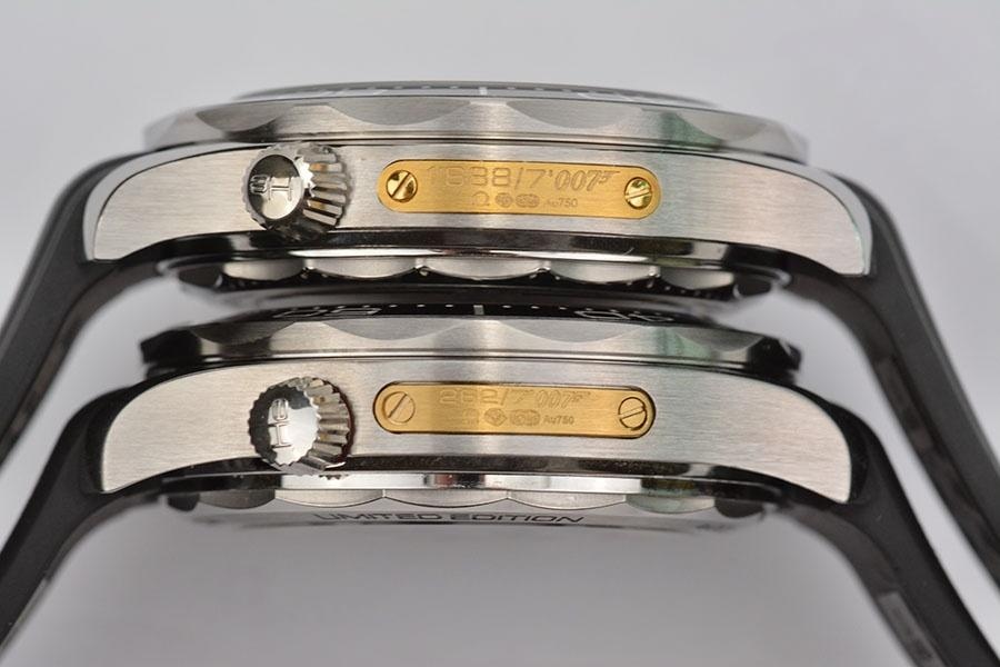 VS Factory Omega Replika Saat Piyasa Versiyonlarıyla Karşılaştırma - Seamaster 300 James Bond Limitli Sürüm — 4. fotoğraf