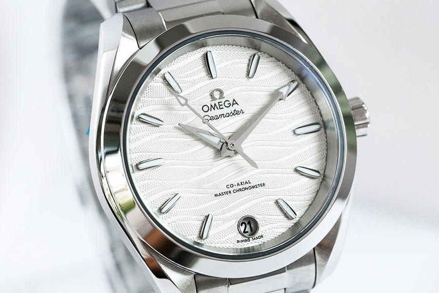 VS Factory Omega Seamaster 150 dalga beyazı replika kol saati - 34 mm modeli — 2. fotoğraf