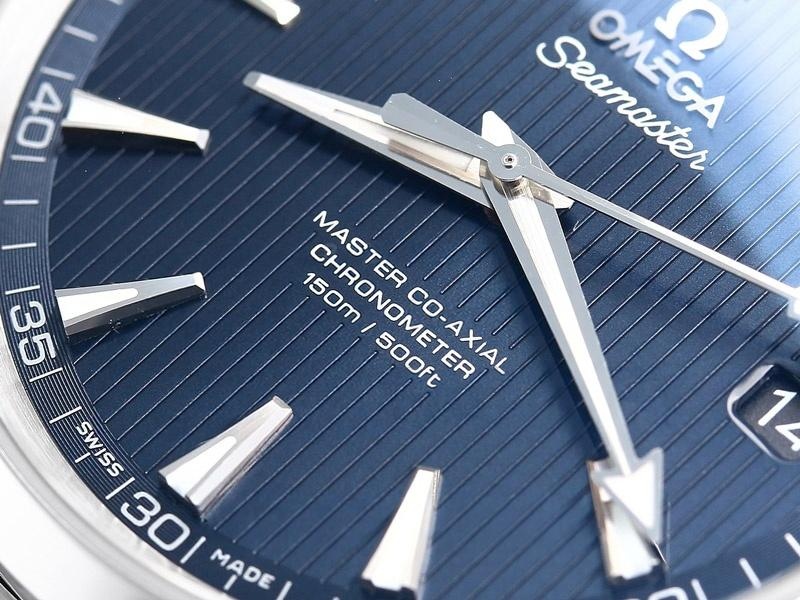 VS Factory Omega Seamaster 150 Dikey Teak Koyu Mavi Kadran Replika Saat - VS Saat — 4. fotoğraf