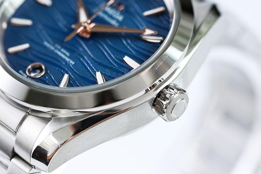 VS Factory Omega Seamaster 150m dalga mavisi replika kol saati - 34 mm model — 6. fotoğraf