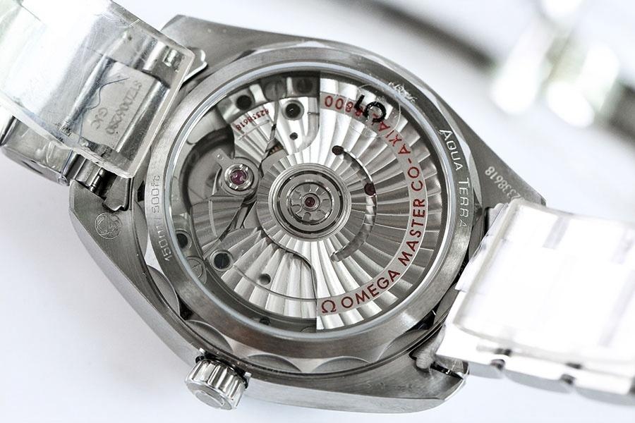 VS Factory Omega Seamaster 150M Dalga Rose Gold replika saat - 34 mm modeli — 7. fotoğraf