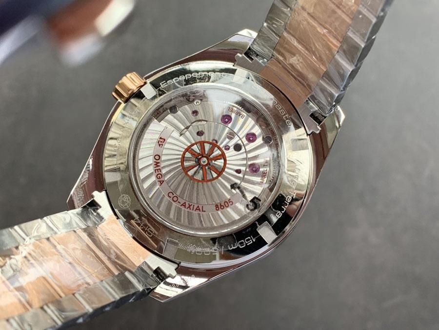 VS Factory Omega Seamaster 150m «GMT Kahve-Gri Kadran» replika kol saati - 231.20.43.22.06.003 — 7. fotoğraf