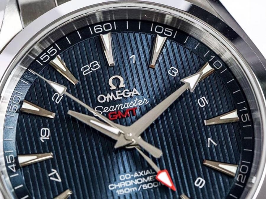 VS Factory Omega Seamaster 150M «GMT Mavi Kadran» replika kol saati - 231.10.43.22.03.001 — 3. fotoğraf