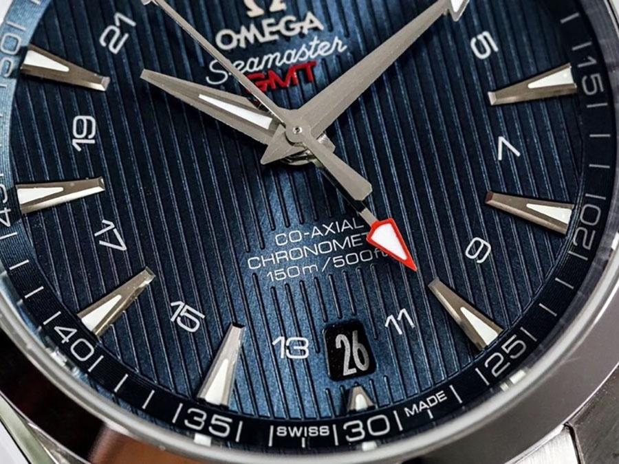 VS Factory Omega Seamaster 150M «GMT Mavi Kadran» replika kol saati - 231.10.43.22.03.001 — 4. fotoğraf