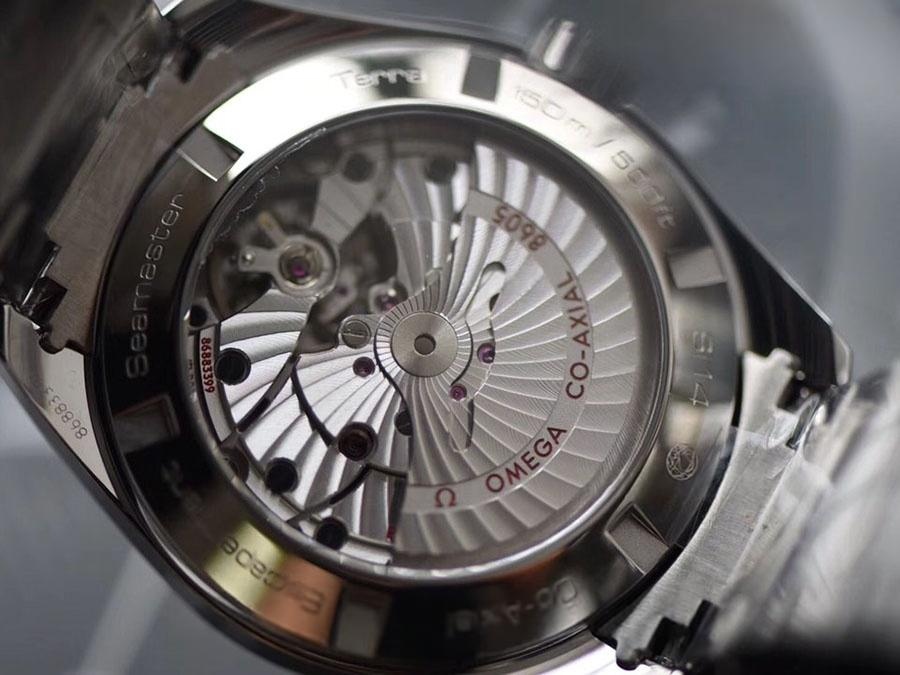 VS Factory Omega Seamaster 150M «GMT Siyah Kadran» replika saat - 231.10.43.22.01.001 — 8. fotoğraf