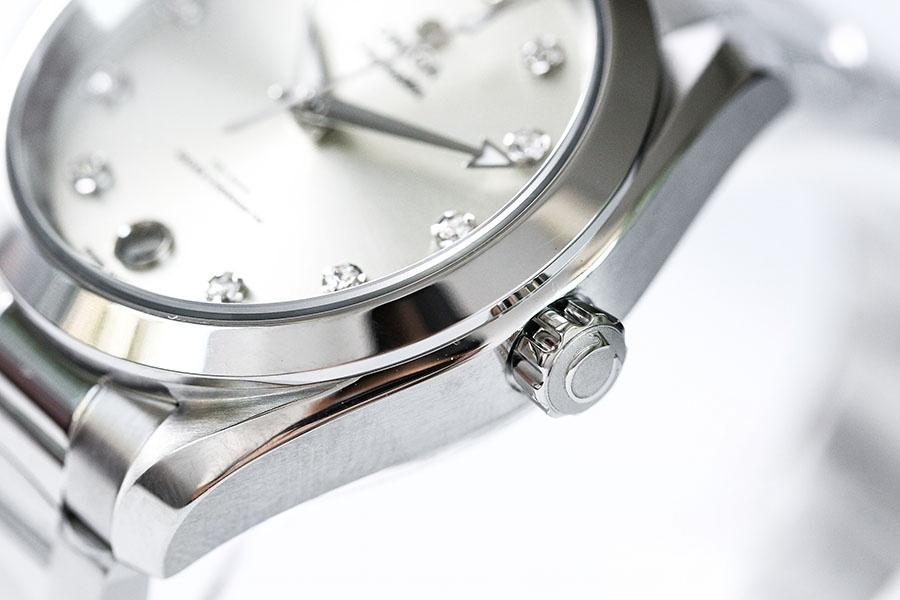 VS Factory Omega Seamaster 150m güneş desenli beyaz replika saat - 34 mm model — 6. fotoğraf