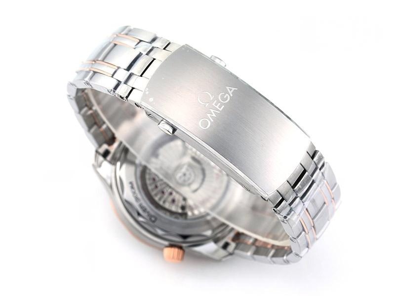 VS Factory Omega Seamaster 300M «Gül Altın Siyah Model» Replika Saat - VS Saat — 8. fotoğraf