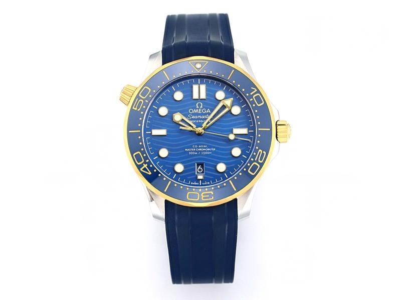 VS Factory Omega Seamaster 300M «İki Renkli Mavi Model» Replika Kol Saati - VS Saat — 1. fotoğraf