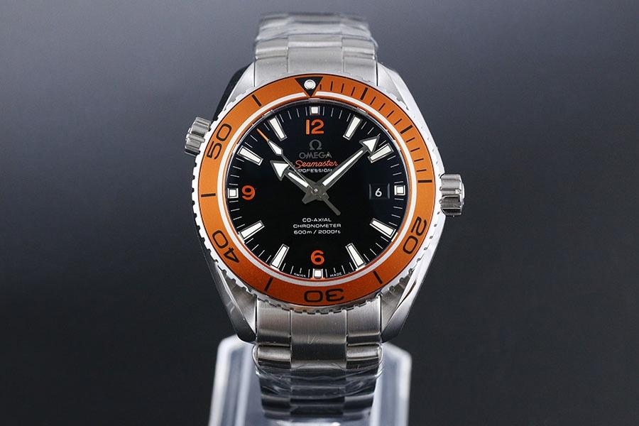VS Factory Omega Seamaster 600 Metre «Turuncu Bezel» Replika Saat - 42 mm — 1. fotoğraf