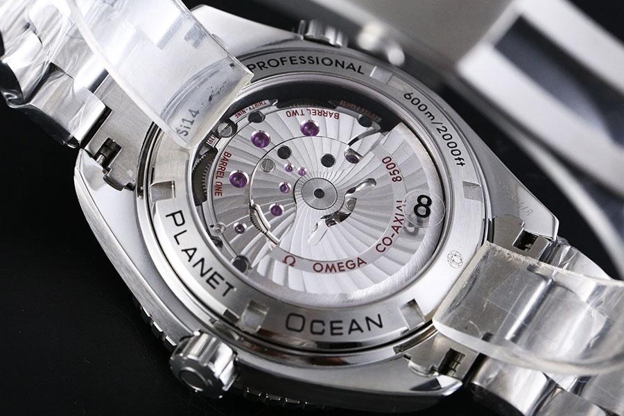 VS Factory Omega Seamaster 600 Metre «Turuncu Bezel» Replika Saat - 42 mm — 8. fotoğraf