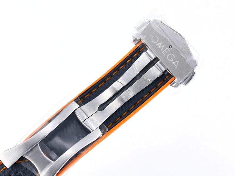 VS Factory Omega Seamaster 600M Titanyum Versiyon Çeyrek Turuncu Replika Kol Saati - VS Saat — 8. fotoğraf