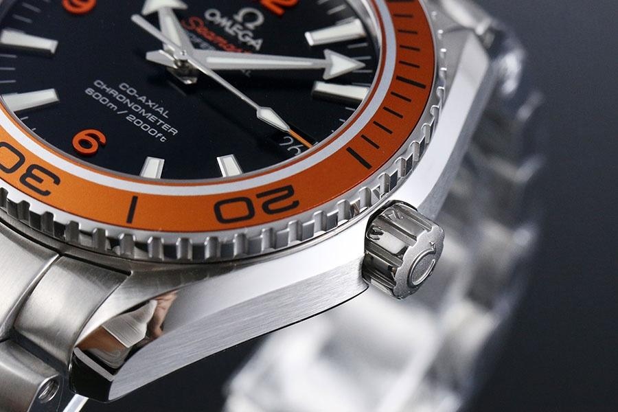 VS Factory Omega Seamaster 600m «Turuncu Bezel» Replika Saat - 45,5 mm — 6. fotoğraf