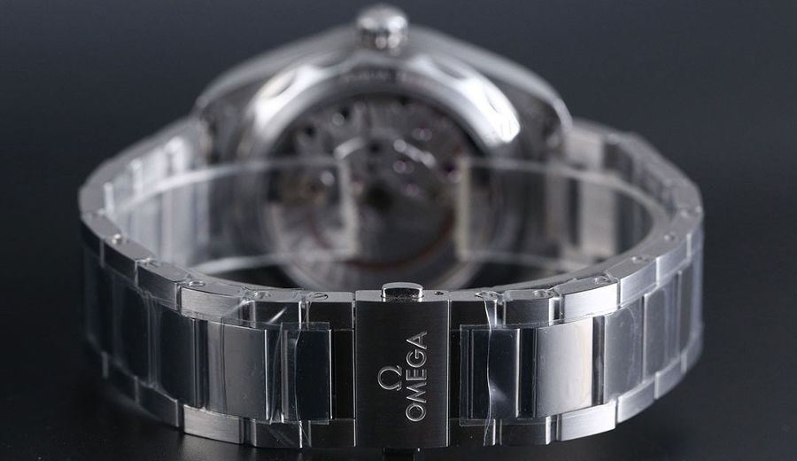 VS Factory Omega Seamaster serisi 150M teak beyaz kadran turuncu ibreli model saat incelemesi — 6. fotoğraf