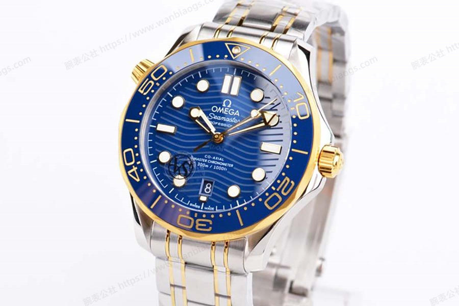 VS Factory Omega Yeni Seamaster 300m (İki Renkli Altın Mavi) İnceleme — 3. fotoğraf