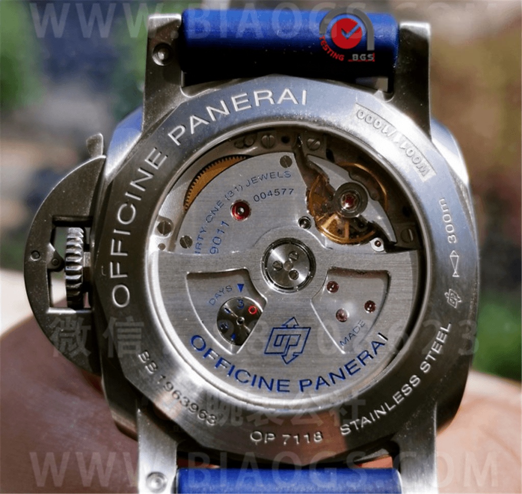 VS Factory Panerai 1033 «GMT» 44 MM Çarpıcı Mavi Kadran İncelemesi — 6. fotoğraf