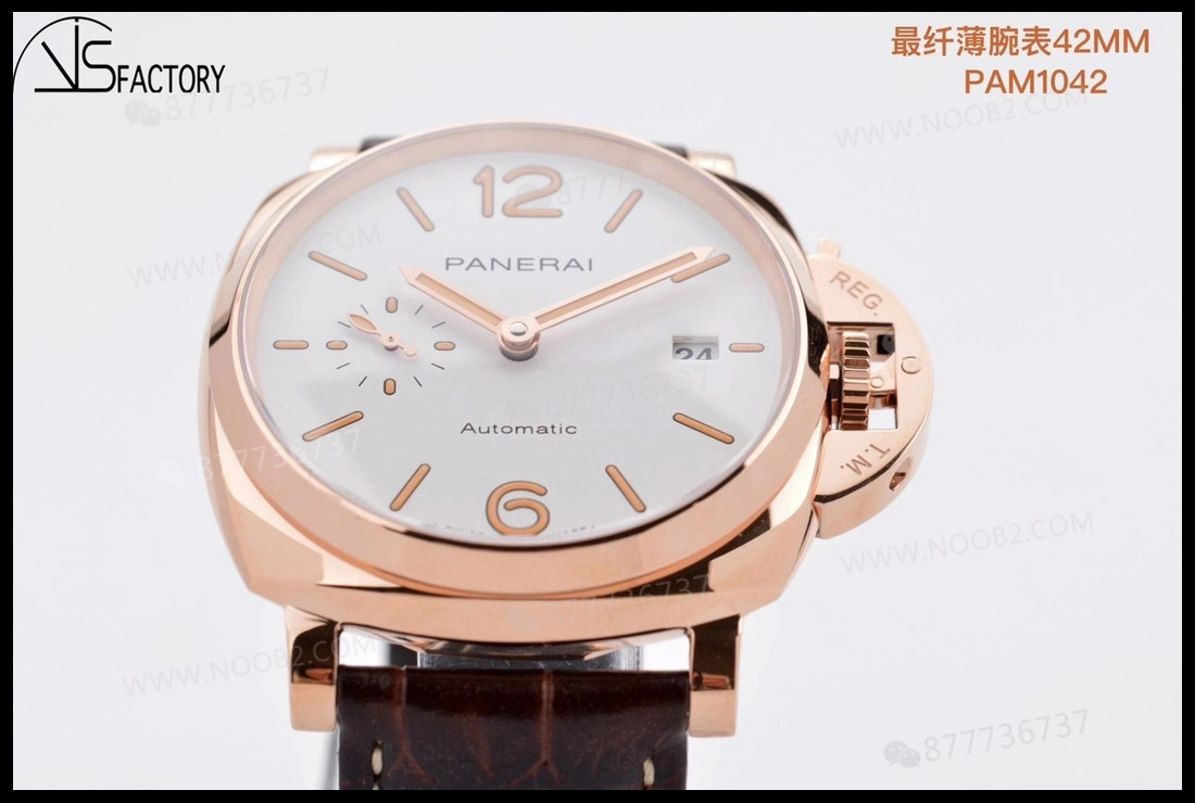 VS Factory Panerai 1042 küçükırmızı altın 42 mm replika kalitesi nasıl? — 2. fotoğraf