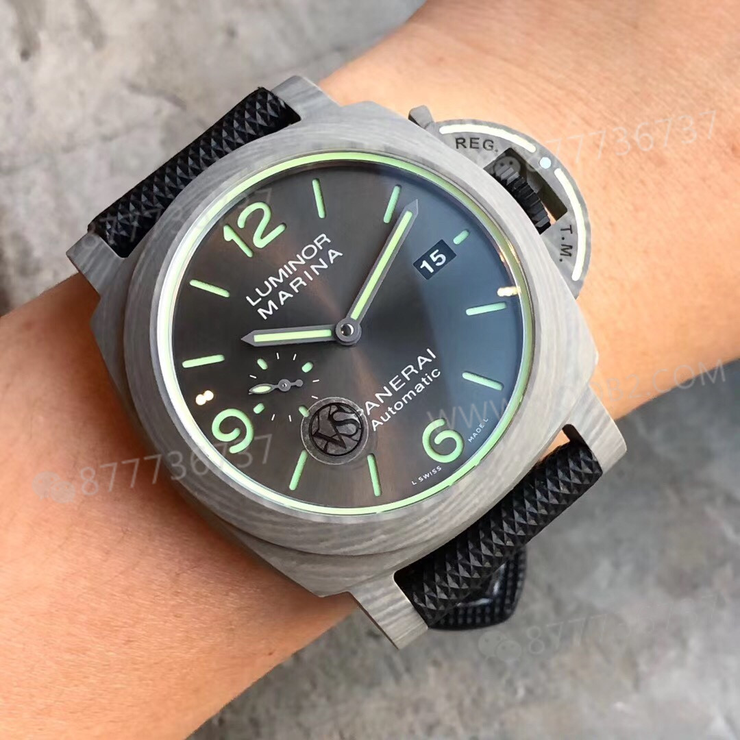 VS Factory Panerai 1119 Karbon Fiber Lume Saat — 11. fotoğraf
