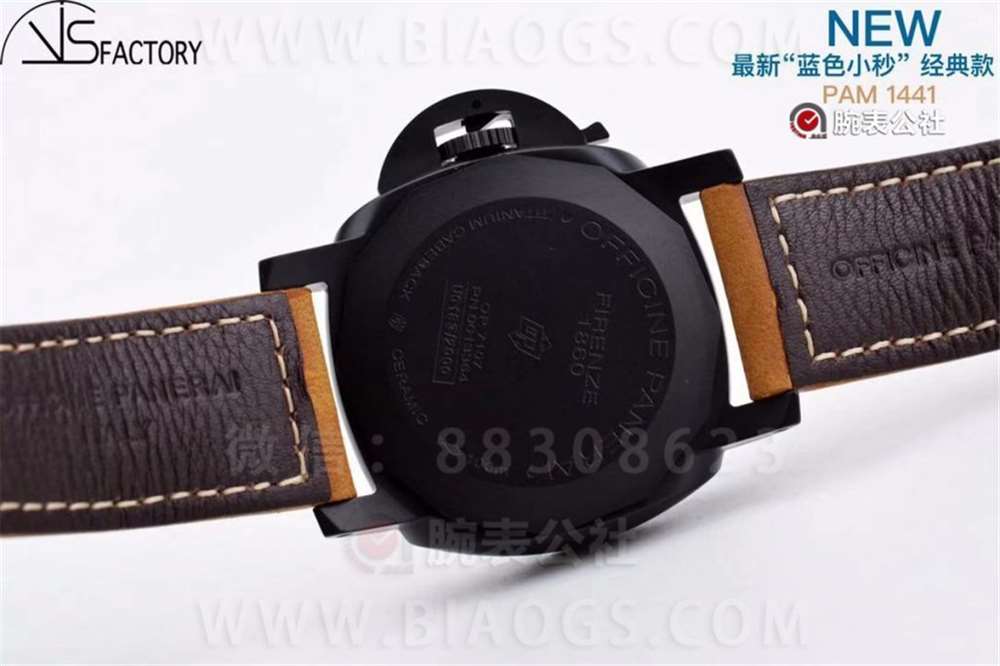 VS Factory Panerai 1441 «Seramik» En Yeni Mavi Küçük Saniye Klasik Model — 8. fotoğraf