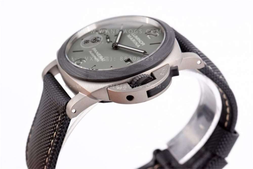 VS Factory Panerai 1662 «Kumlanmış Titanyum Kasa» 44 mm Duman Grisi Kadranlı Saat Detaylı İncelemesi — 5. fotoğraf