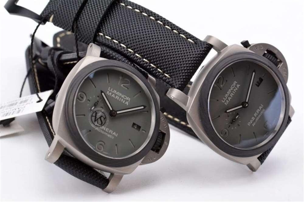 VS Factory Panerai 1662 «Kumlanmış Titanyum Kasa» 44 mm Duman Grisi Kadranlı Saat Detaylı İncelemesi — 10. fotoğraf