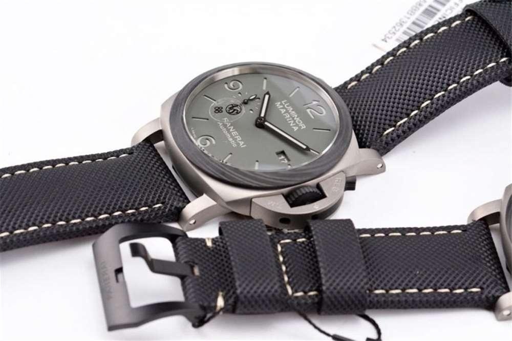 VS Factory Panerai 1662 «Kumlanmış Titanyum Kasa» 44 mm Duman Grisi Kadranlı Saat Detaylı İncelemesi — 17. fotoğraf