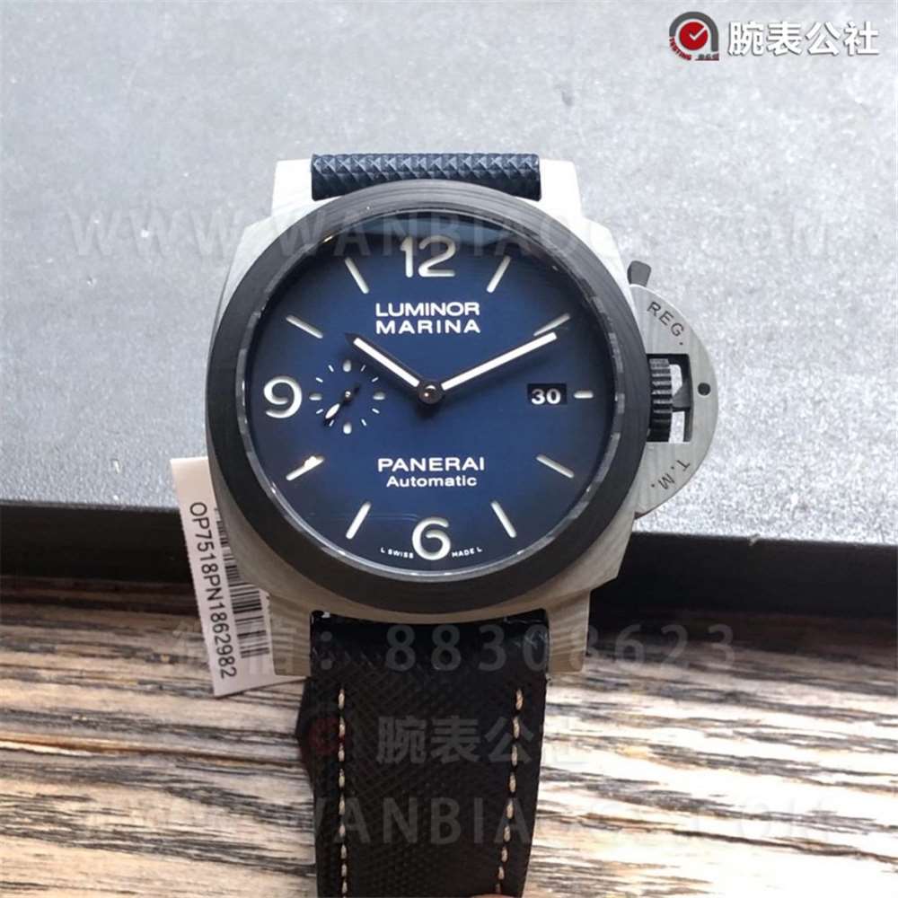 VS Factory Panerai 1663 «Fibratech Karbon Fiber Malzeme» Dumanlı Mavi Kadran İlk İnceleme — 9. fotoğraf