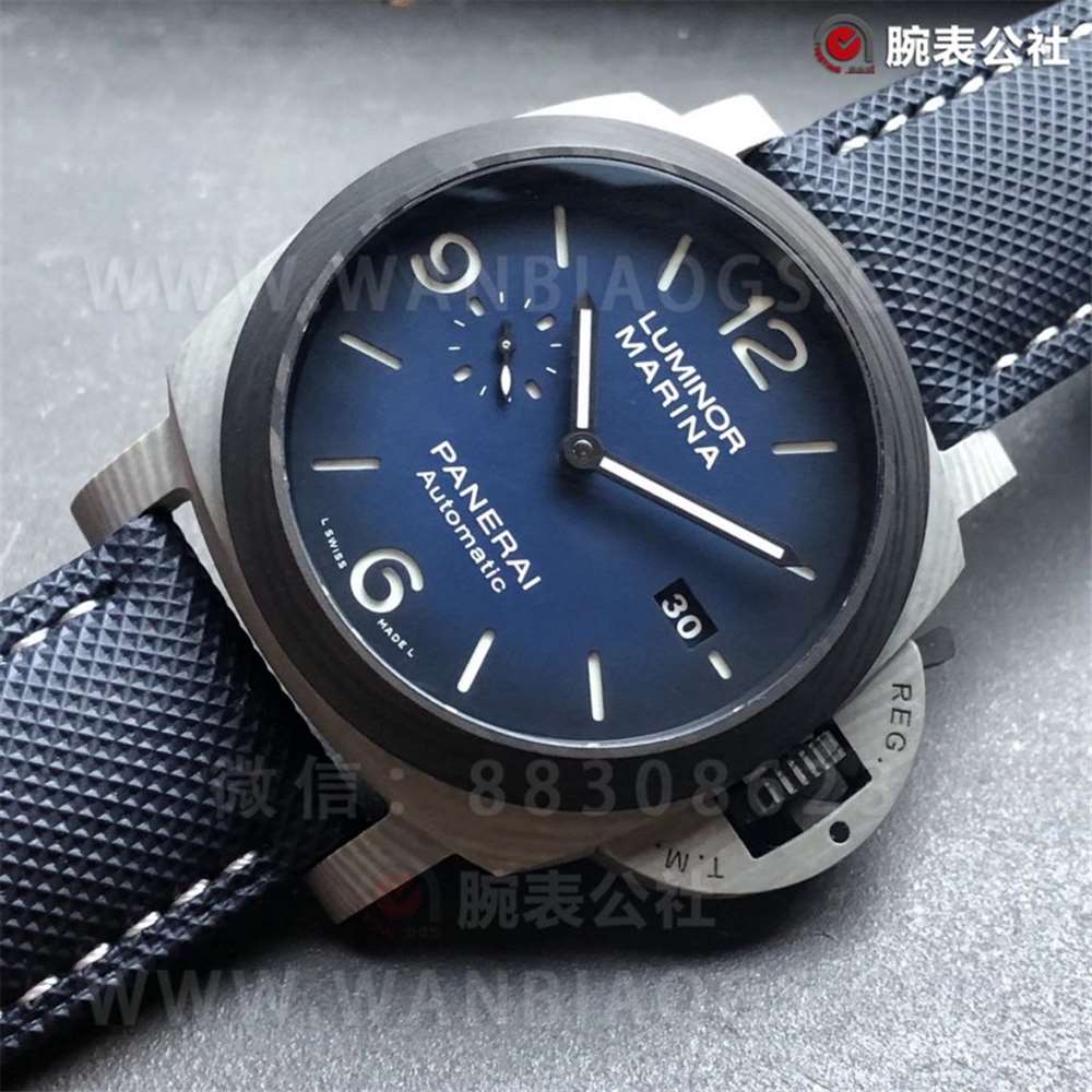 VS Factory Panerai 1663 «Fibratech Karbon Fiber Malzeme» Dumanlı Mavi Kadran İlk İnceleme — 13. fotoğraf