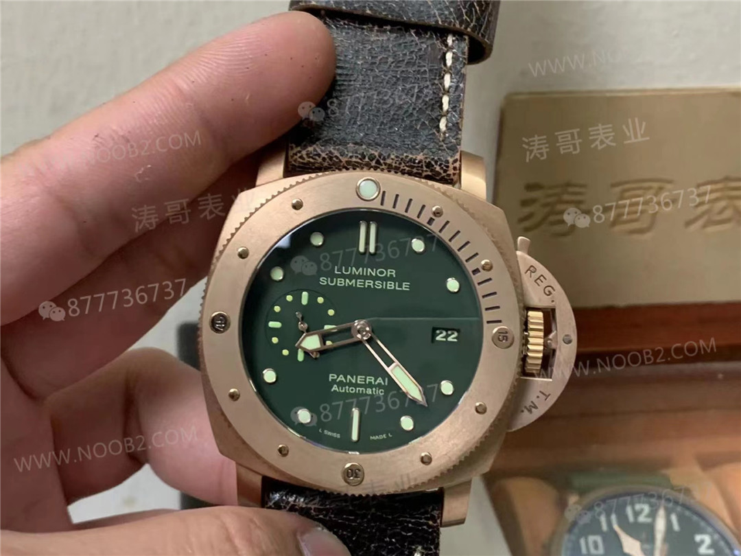 VS Factory Panerai 382 Bronz ilk bakışta replika belli olur mu? Sert erkeğin saati — 3. fotoğraf