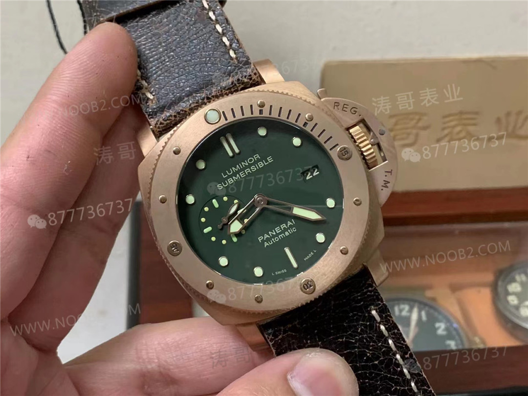 VS Factory Panerai 382 Bronz ilk bakışta replika belli olur mu? Sert erkeğin saati — 4. fotoğraf