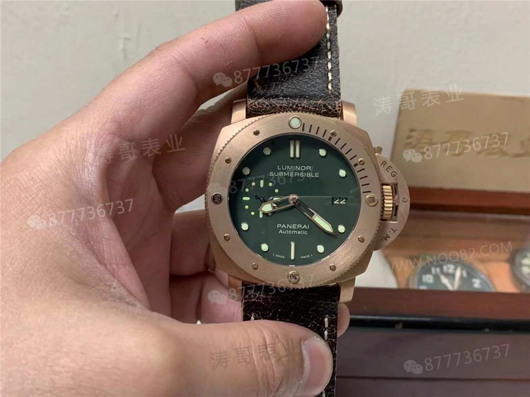 VS Factory Panerai 382 Bronz ilk bakışta replika belli olur mu? Sert erkeğin saati — 6. fotoğraf
