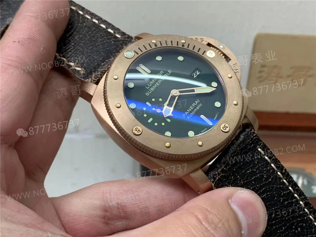 VS Factory Panerai 382 Bronz ilk bakışta replika belli olur mu? Sert erkeğin saati — 7. fotoğraf
