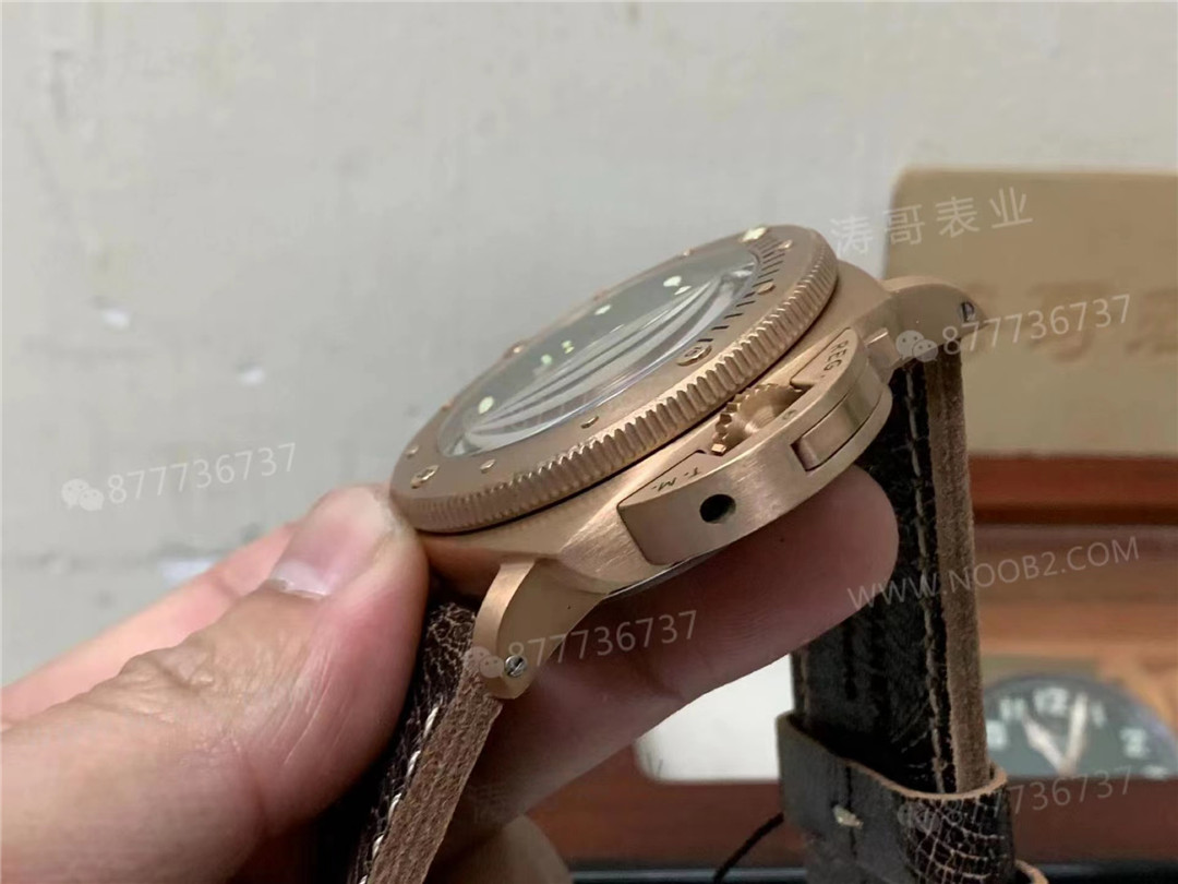 VS Factory Panerai 382 Bronz ilk bakışta replika belli olur mu? Sert erkeğin saati — 8. fotoğraf
