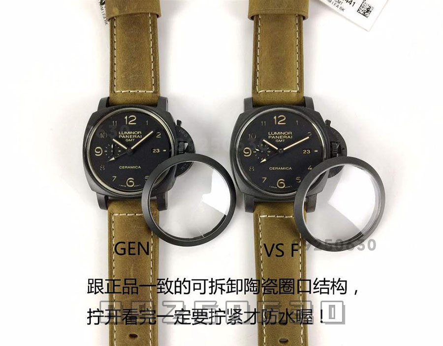 VS Factory Panerai orijinal karşılaştırması - PAM00441 — 6. fotoğraf