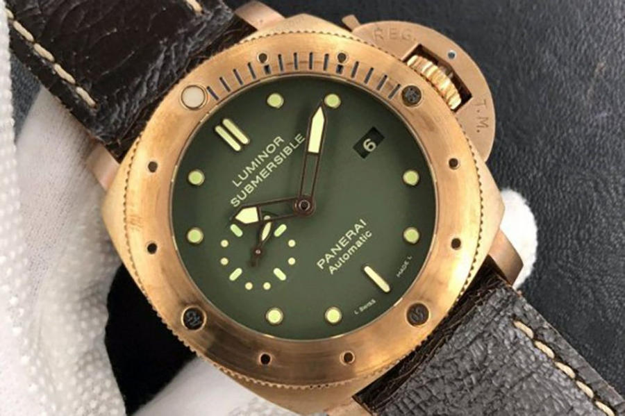 VS Factory Panerai PAM00382 bronz malzemeli saat incelemesi — 6. fotoğraf