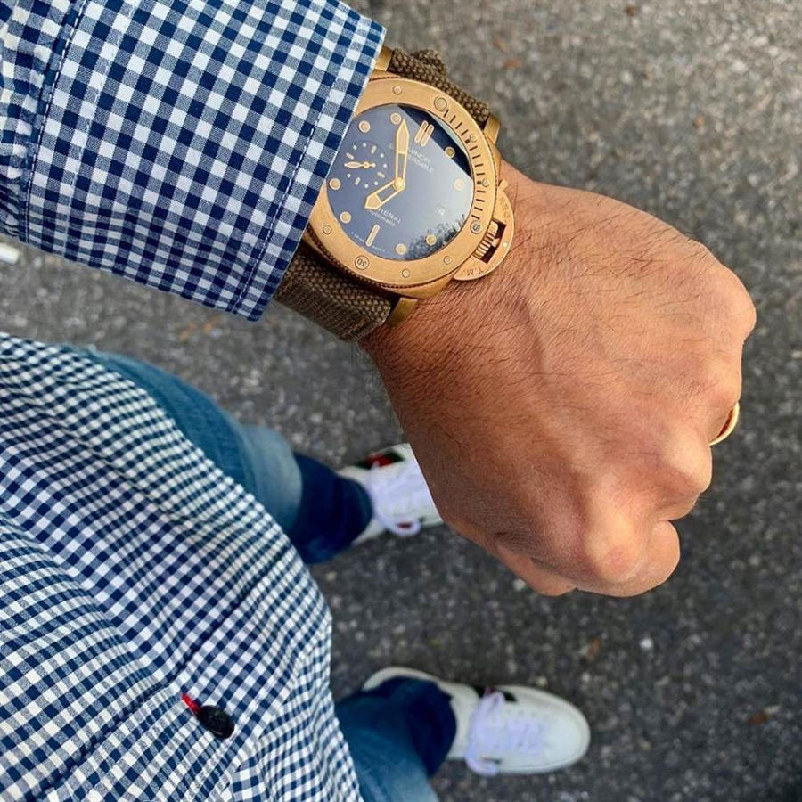 VS Factory Panerai PAM00671 «Bronz Retro» Saat İncelemesi — 2. fotoğraf