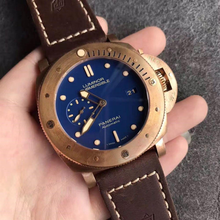 VS Factory Panerai PAM00671 «Bronz Retro» Saat İncelemesi — 7. fotoğraf