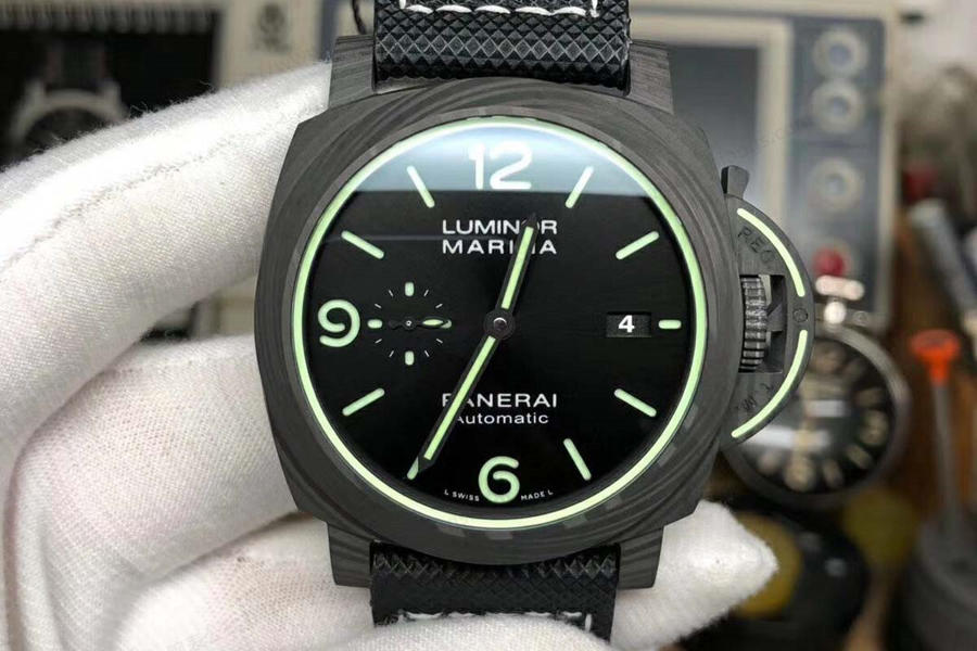 VS Factory Panerai PAM01118 Karbon Fiber Saat İşçilik Detayları İncelemesi — 6. fotoğraf