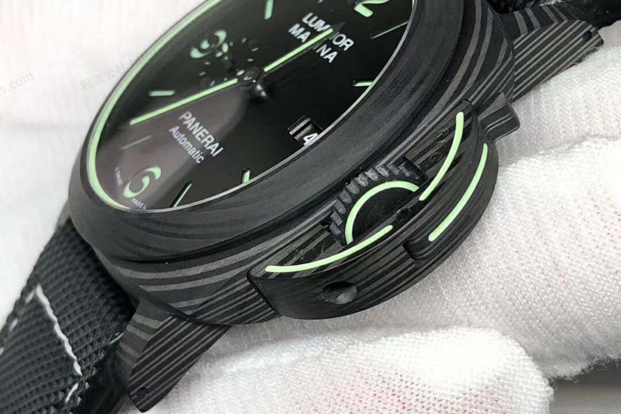 VS Factory Panerai PAM01118 Karbon Fiber Saat İşçilik Detayları İncelemesi — 7. fotoğraf