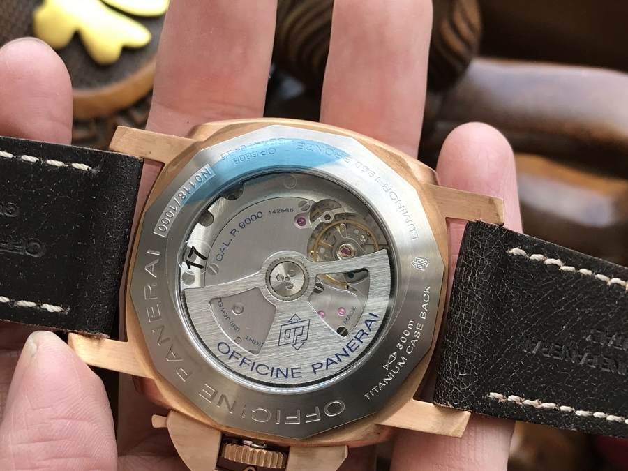 VS Factory Panerai PAM382 bronz kol saati incelemesi — 3. fotoğraf