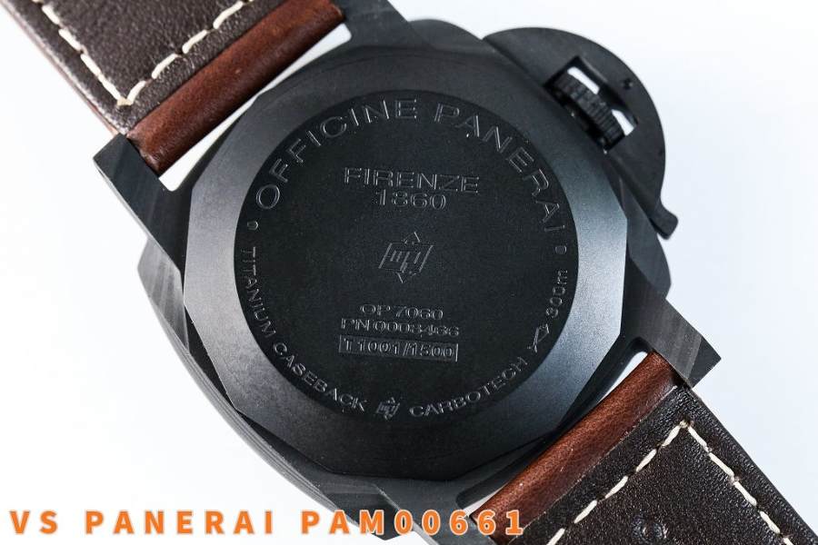 VS Factory Panerai PAM661 karbon fiber saat incelemesi — 7. fotoğraf